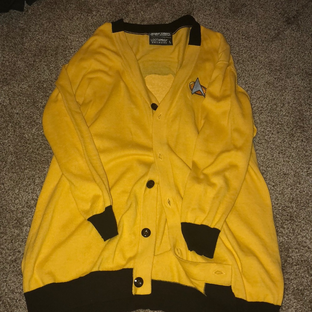 Star Trek the next-generation large Cardigan